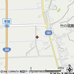 茨城県行方市手賀642周辺の地図