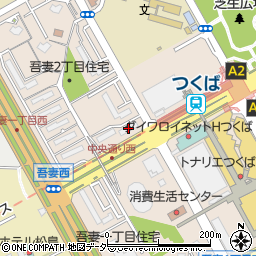 関東財務局筑波吾妻住宅７０７号棟周辺の地図