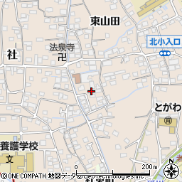 長野県諏訪郡下諏訪町東山田6672-19周辺の地図