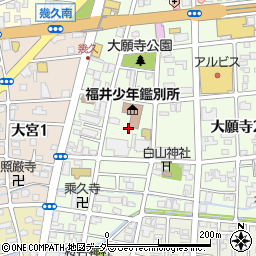福井県福井市大願寺3丁目4周辺の地図