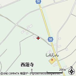 茨城県行方市西蓮寺1368周辺の地図