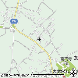 茨城県かすみがうら市加茂4558周辺の地図