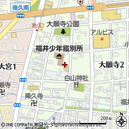 福井県福井市大願寺3丁目周辺の地図