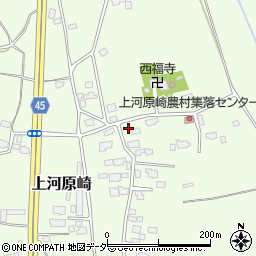 茨城県つくば市上河原崎426周辺の地図