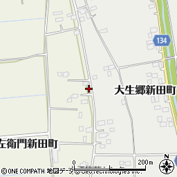 茨城県常総市伊左衛門新田町245周辺の地図