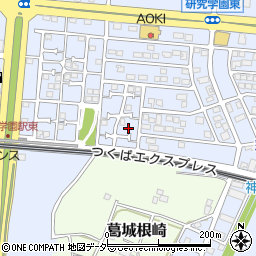 茨城県つくば市研究学園6丁目31周辺の地図