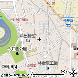 白山荘周辺の地図