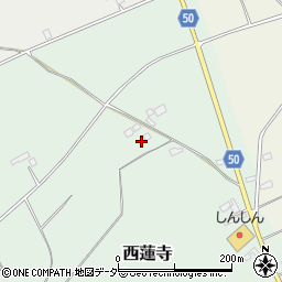 茨城県行方市西蓮寺1374周辺の地図