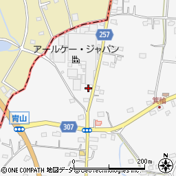 埼玉県熊谷市冑山671周辺の地図