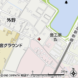 埼玉県久喜市外野186周辺の地図