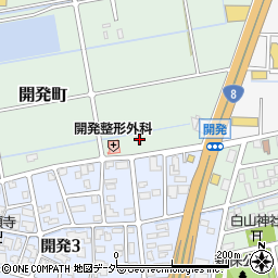 福井県福井市開発町24周辺の地図