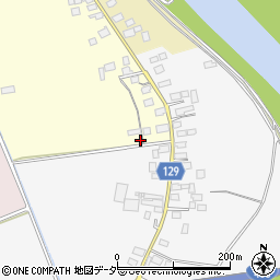 茨城県常総市福二町甲4周辺の地図