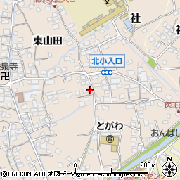 長野県諏訪郡下諏訪町東山田6661-5周辺の地図