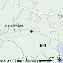 茨城県行方市山田3594周辺の地図