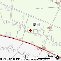 埼玉県加須市割目367周辺の地図