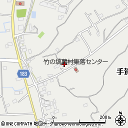 茨城県行方市手賀2463-1周辺の地図