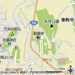 慈雲寺会場周辺の地図