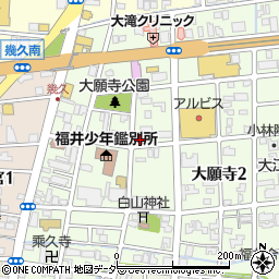 福井県福井市大願寺3丁目7-7周辺の地図