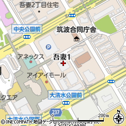 常陽銀行研究学園都市支店 ＡＴＭ周辺の地図
