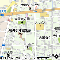 福井県福井市大願寺3丁目7-4周辺の地図