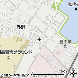 埼玉県久喜市外野191周辺の地図