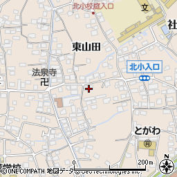 長野県諏訪郡下諏訪町東山田6650周辺の地図