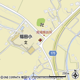 埼玉県　警察署東松山警察署福田駐在所周辺の地図