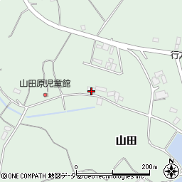 茨城県行方市山田3593周辺の地図