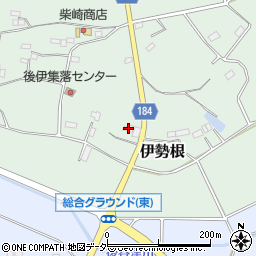 埼玉県比企郡小川町伊勢根180周辺の地図