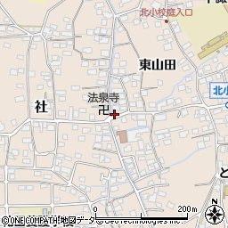 長野県諏訪郡下諏訪町東山田7403周辺の地図