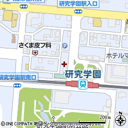 魚民 研究学園北口駅前店周辺の地図