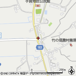 茨城県行方市手賀286周辺の地図