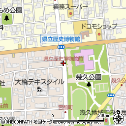 県立歴史博物館前周辺の地図