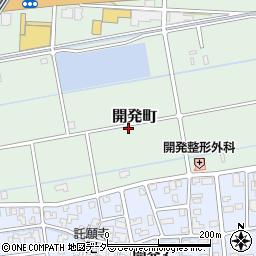 福井県福井市開発町周辺の地図