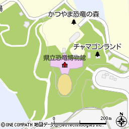 福井県立恐竜博物館周辺の地図
