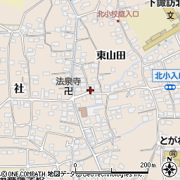 長野県諏訪郡下諏訪町東山田7399周辺の地図