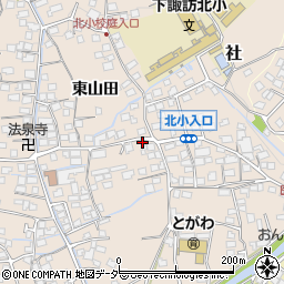 長野県諏訪郡下諏訪町東山田6657周辺の地図