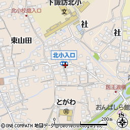 長野県諏訪郡下諏訪町東山田6815周辺の地図