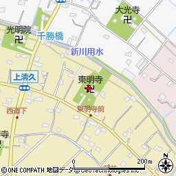 東明寺周辺の地図