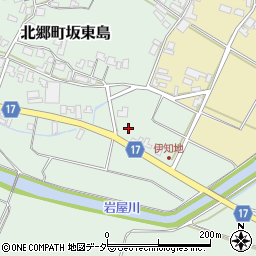 福井県勝山市北郷町坂東島18-8周辺の地図