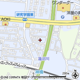 茨城県つくば市研究学園6丁目47周辺の地図