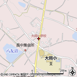 大岡小学校周辺の地図