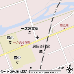 岐阜県高山市一之宮町本通上4319周辺の地図