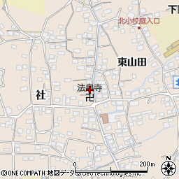 長野県諏訪郡下諏訪町東山田7408周辺の地図