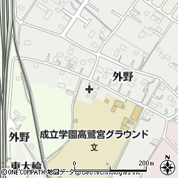 埼玉県久喜市外野157周辺の地図