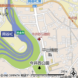 今井西公園トイレ周辺の地図