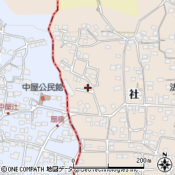 長野県諏訪郡下諏訪町東山田7618-5周辺の地図