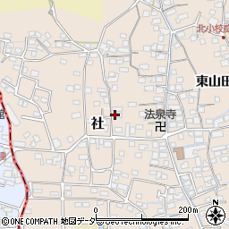 長野県諏訪郡下諏訪町東山田7465周辺の地図