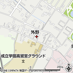 埼玉県久喜市外野205周辺の地図