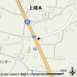 茨城県鉾田市上幡木1412周辺の地図